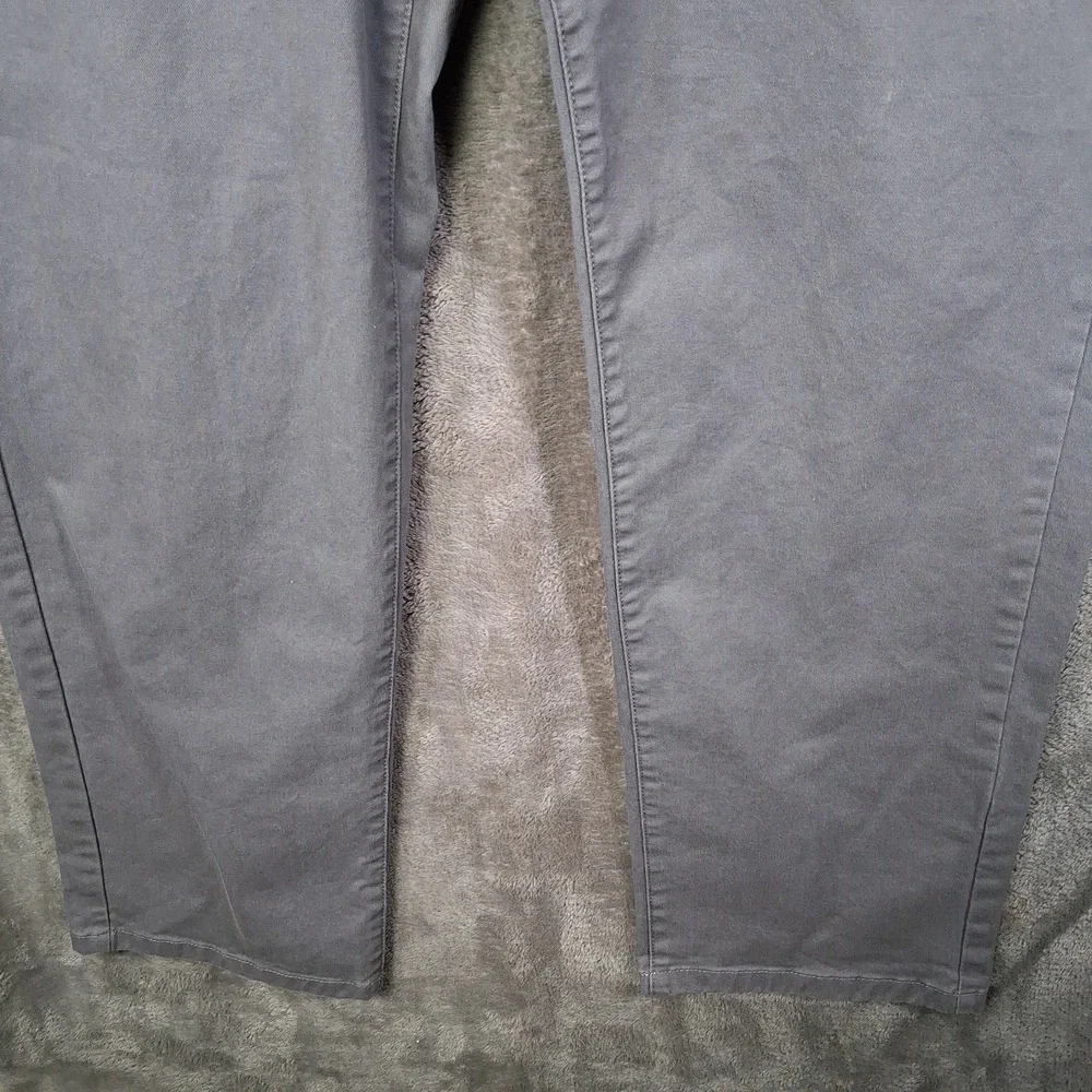 Bonobos Athletic Fit Pants Men Size 33x28 Gray Mid-Rise Straight Leg Flat Front